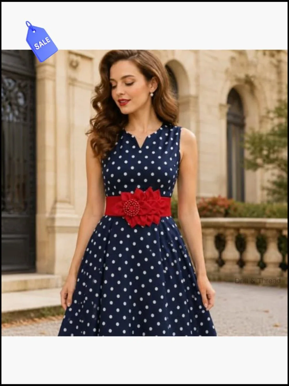 Stretchy Wide Elastic Waist Belt with Flower Embellishments - Chunky Fashion